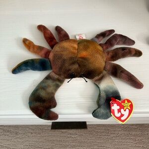 Ty Multicolored Crab Plush (CLAUDE)